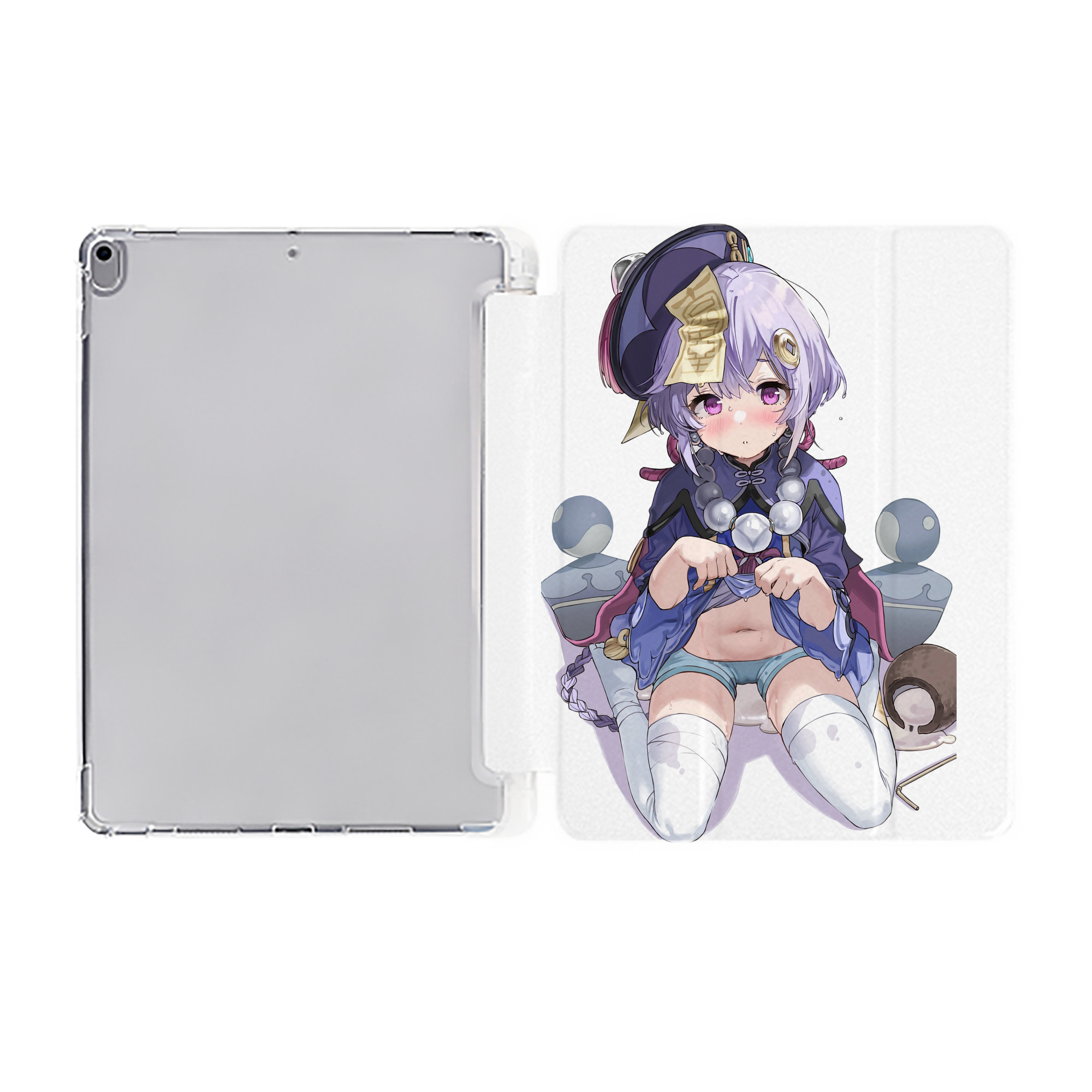 げんし神 七七 なな  genshin Nana IPad ケース ペン収納付き 三つ折りスタンド PUレザー×シリコン 対応機種9.5/10.5/10.9インチ